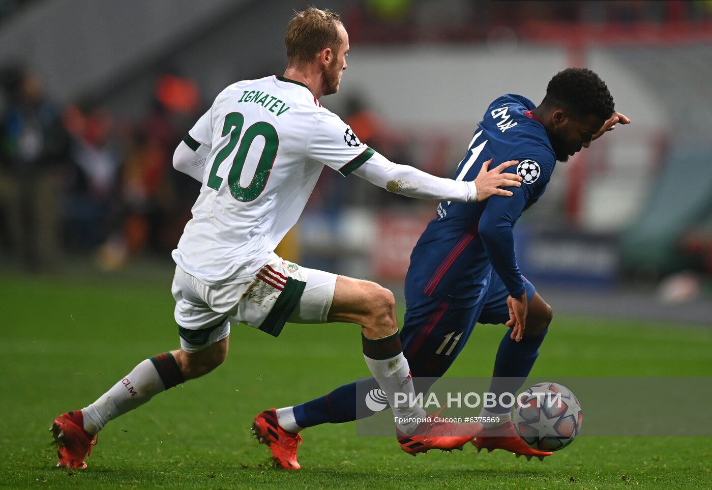 Футбол. Лига чемпионов. Матч "Локомотив" - "Атлетико"