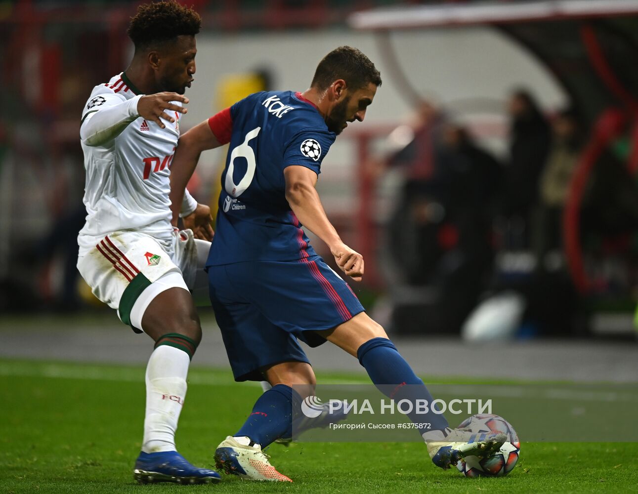 Футбол. Лига чемпионов. Матч "Локомотив" - "Атлетико"