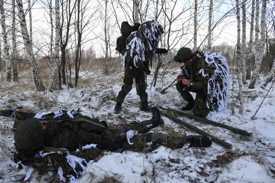 Подготовка разведчиков в Новосибирском высшем военном командном училище