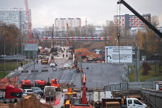 Строительство Юго-Восточной хорды в Москве