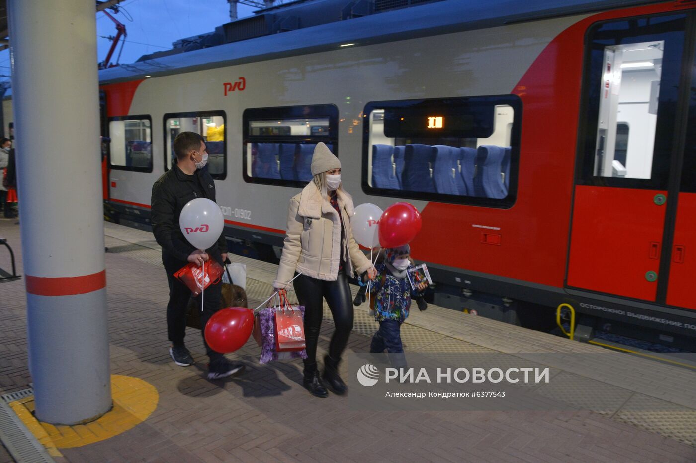 Первый рейс скоростного поезда 