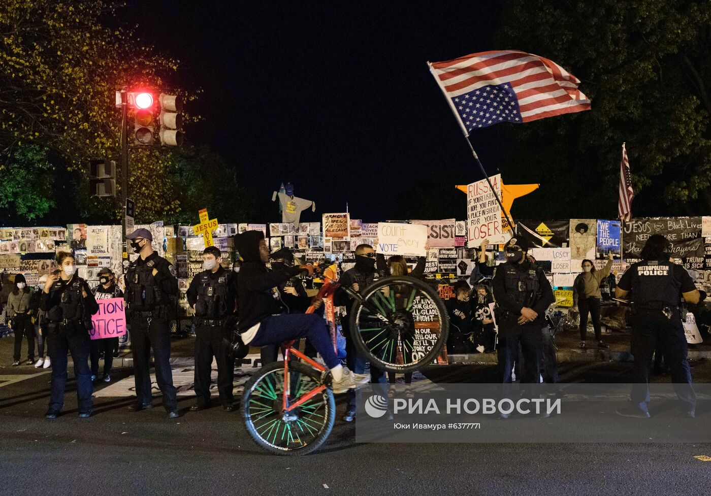 Протесты в США