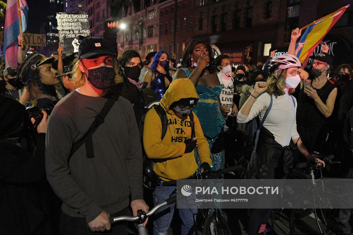 Протесты в США