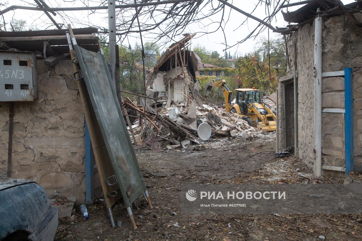 Нагорный Карабах во время обострения конфликта