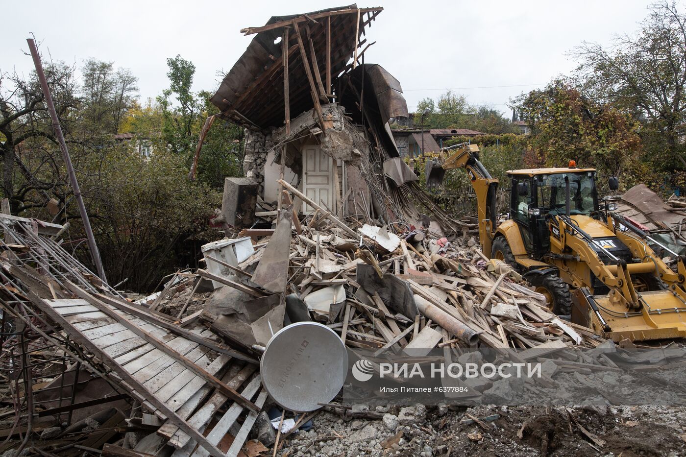 Нагорный Карабах во время обострения конфликта