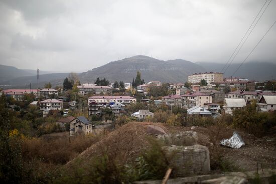 Нагорный Карабах во время обострения конфликта
