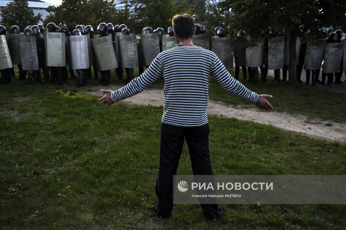 Несанкционированная акция оппозиции в Минске