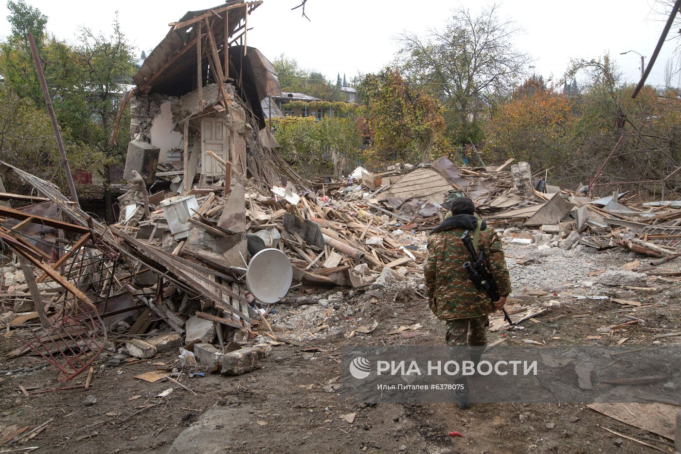 Нагорный Карабах во время обострения конфликта