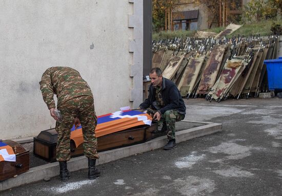 Нагорный Карабах во время обострения конфликта