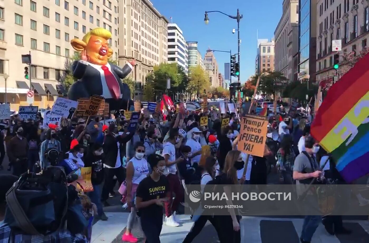 Протесты в США