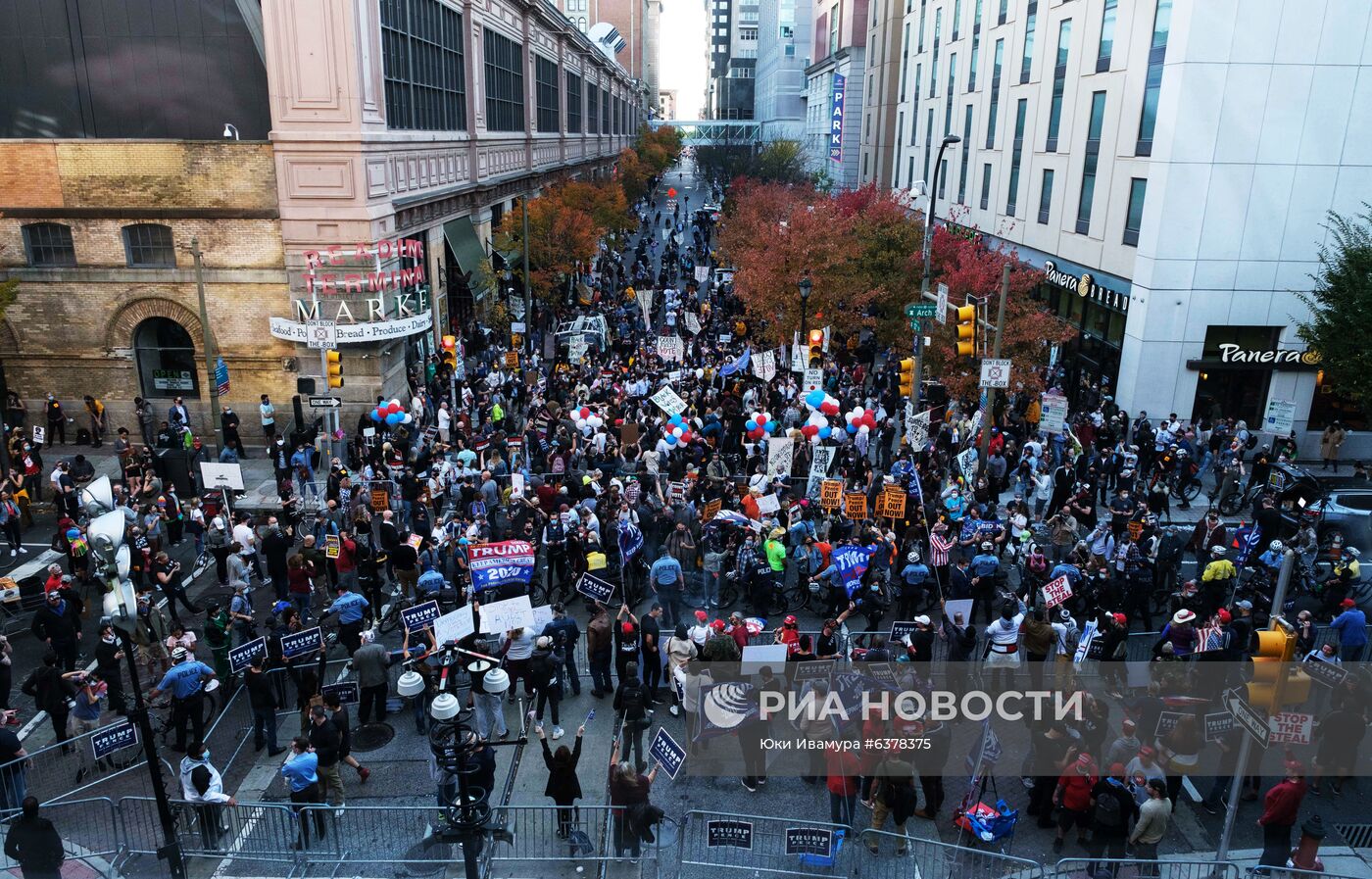 Протесты в США