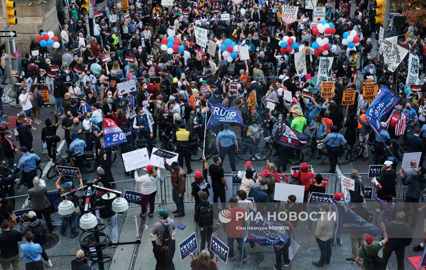 Протесты в США