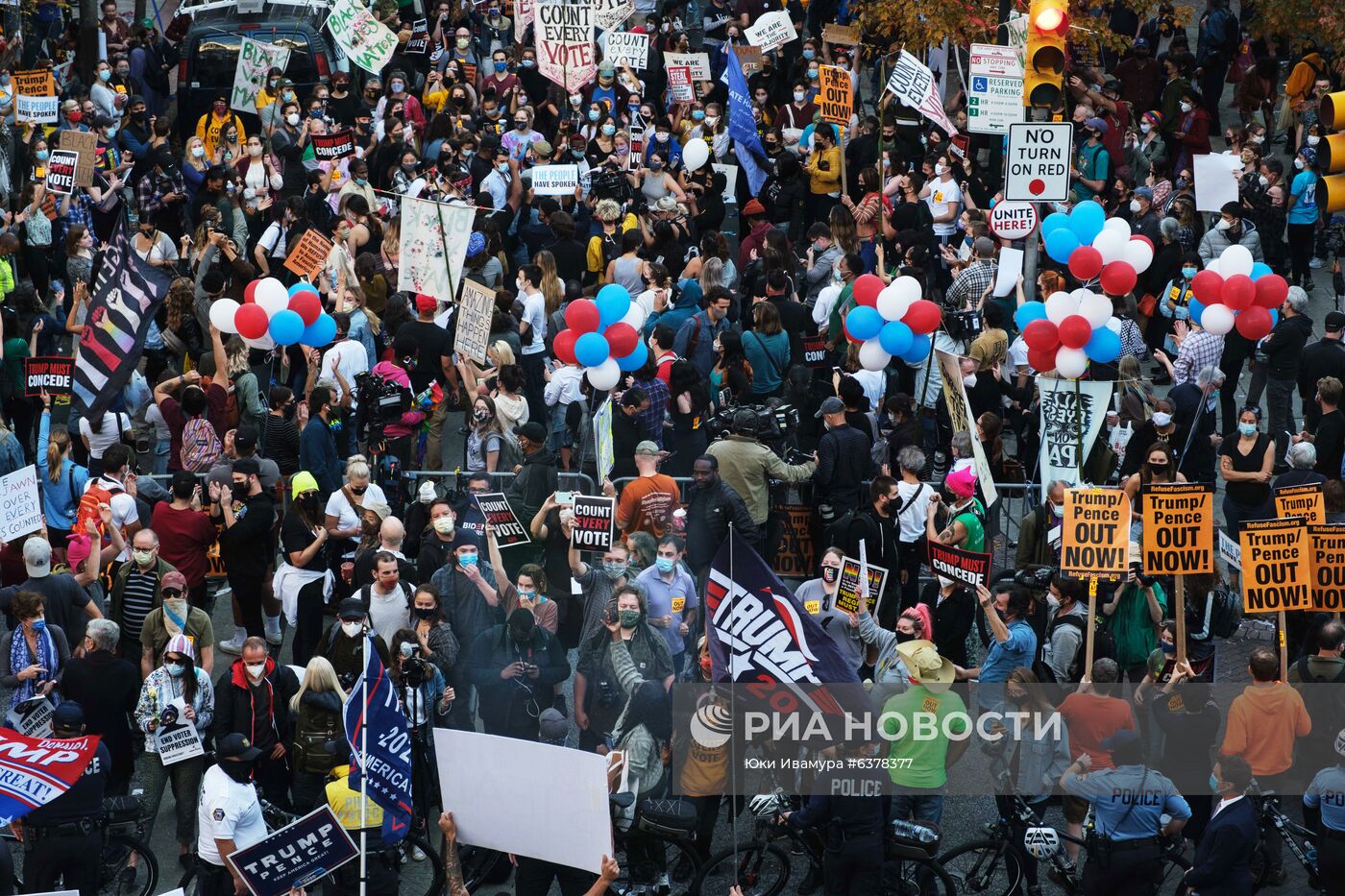 Протесты в США