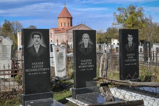 Открытие удинской церкви в селе Нидж Габалинского района Азербайджана