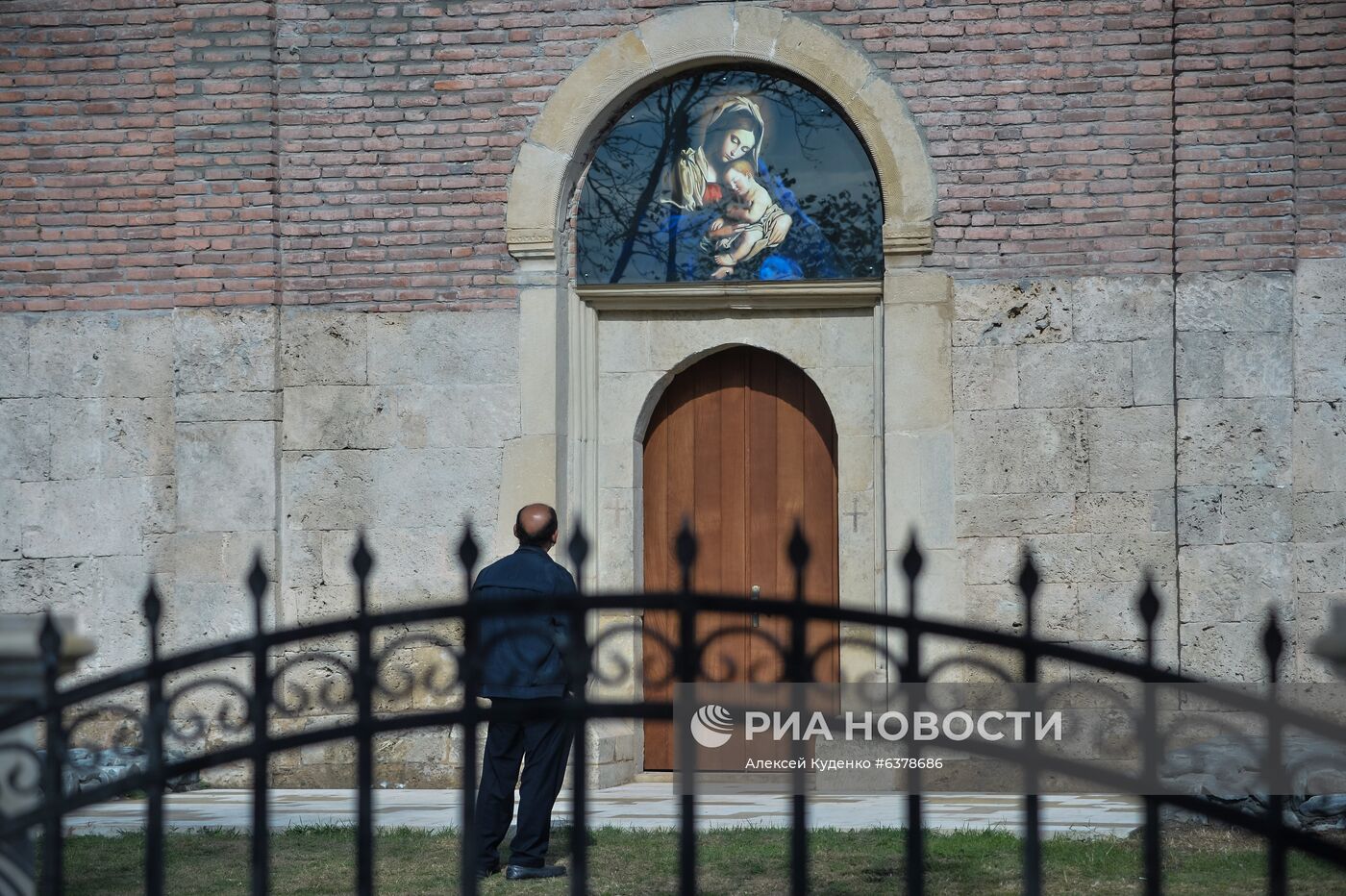Открытие удинской церкви в селе Нидж Габалинского района Азербайджана