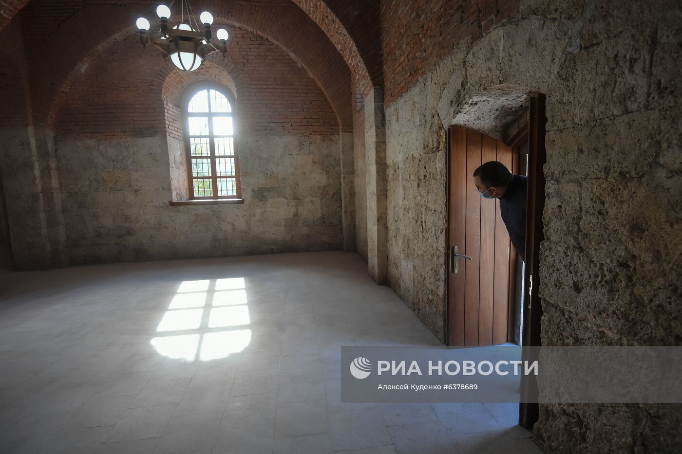 Открытие удинской церкви в селе Нидж Габалинского района Азербайджана