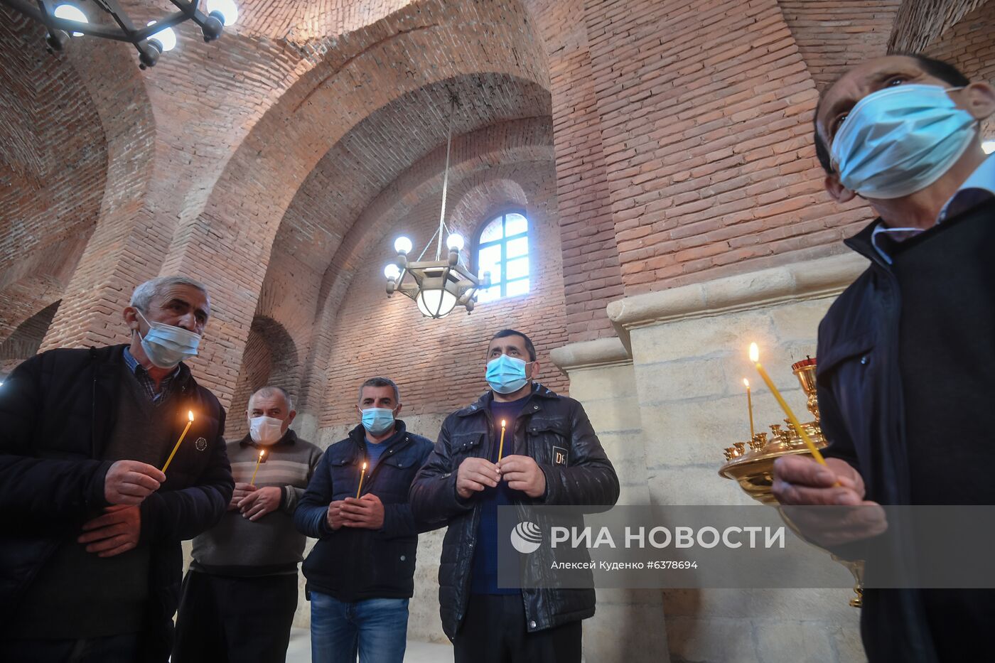 Открытие удинской церкви в селе Нидж Габалинского района Азербайджана