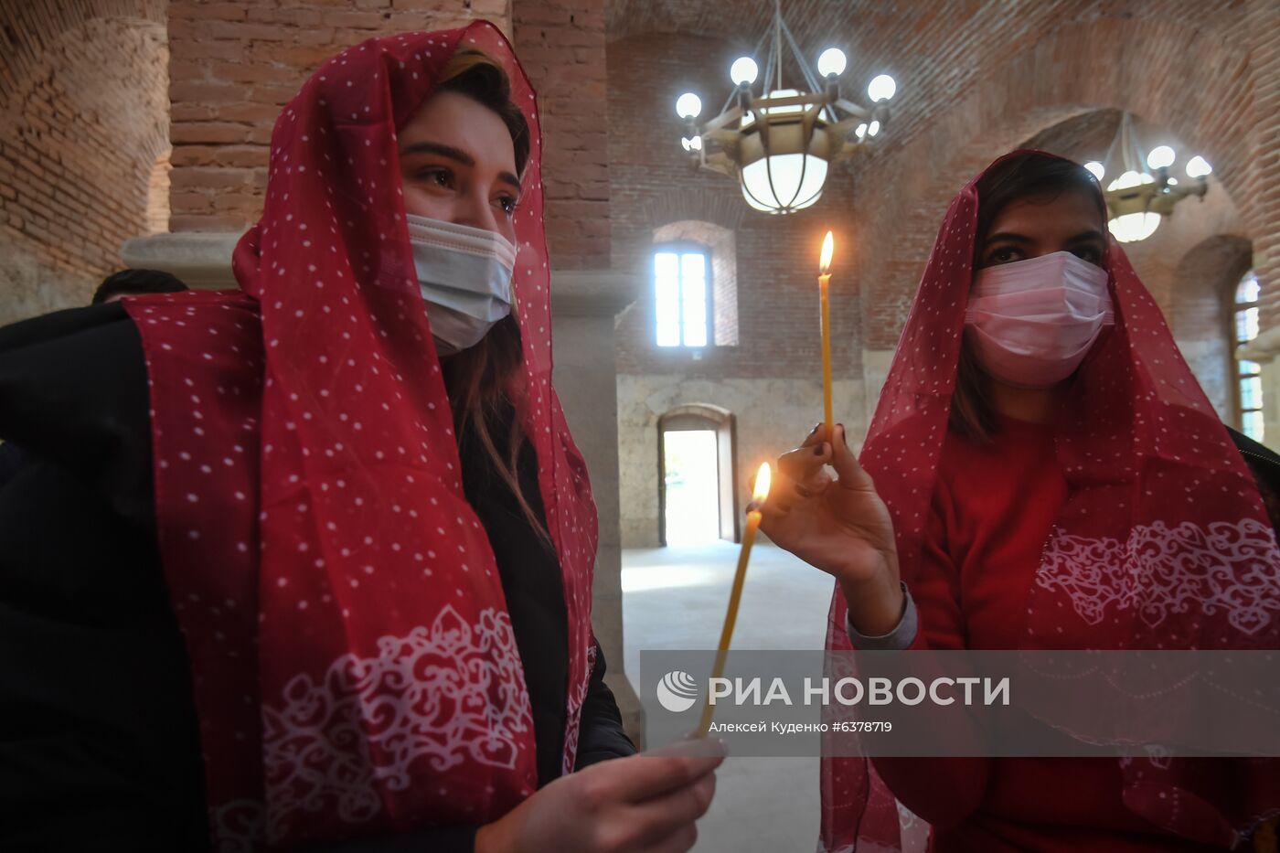 Открытие удинской церкви в селе Нидж Габалинского района Азербайджана