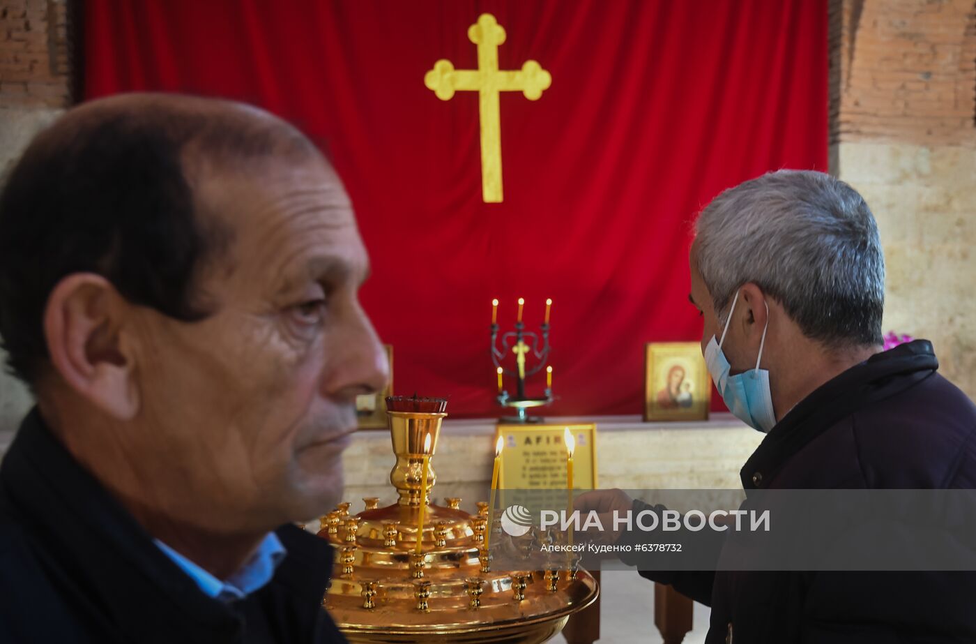 Открытие удинской церкви в селе Нидж Габалинского района Азербайджана