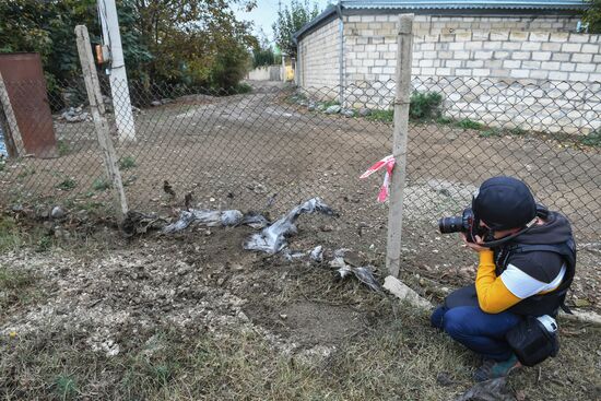 Обезвреживание боеприпасов в Тертерском районе Азербайджана
