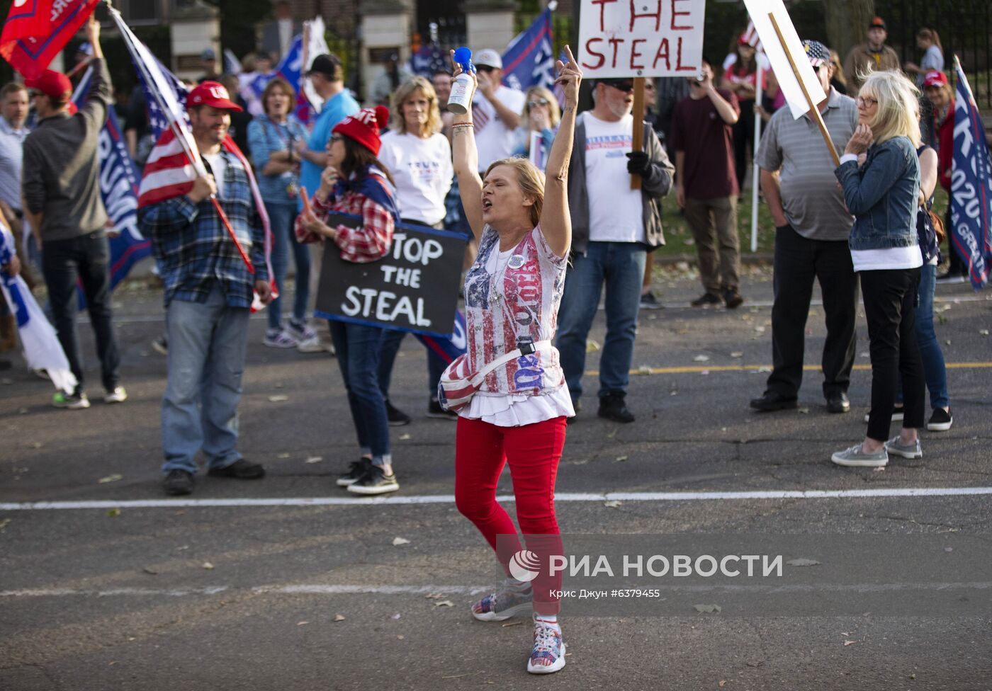 Протесты в США