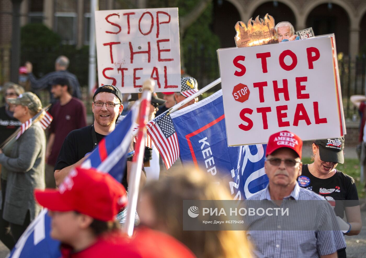 Протесты в США