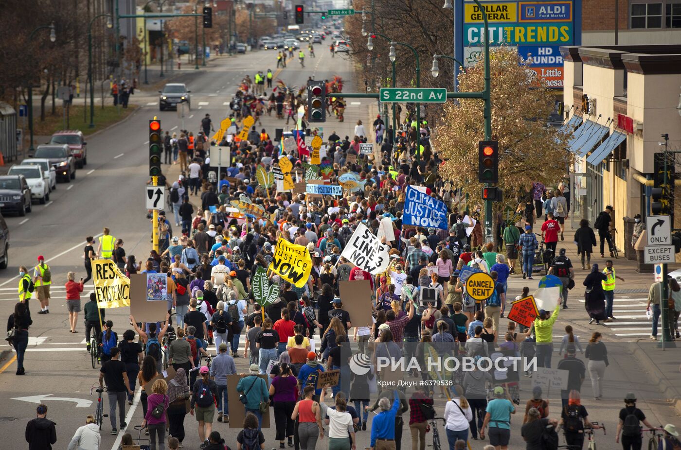 Протесты в США