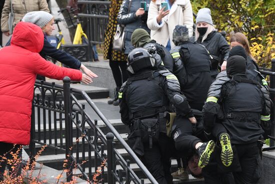 Акция протеста в Минске