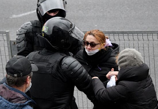 Акция протеста в Минске