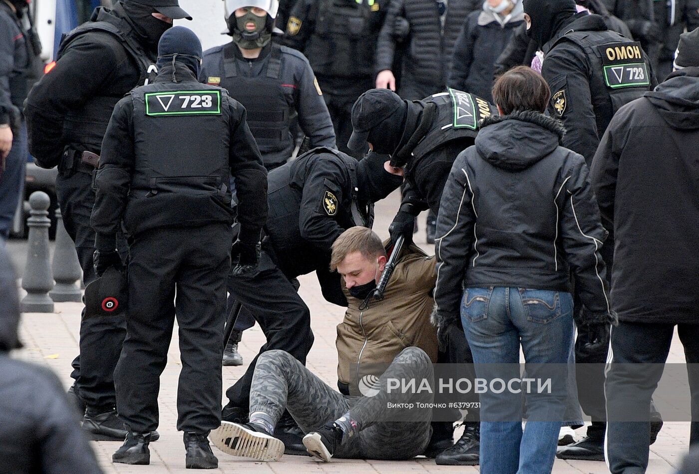 Акция протеста в Минске