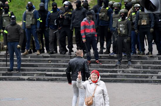 Акция протеста в Минске