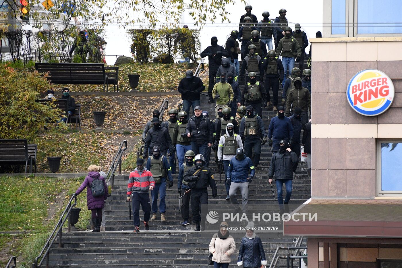 Акция протеста в Минске