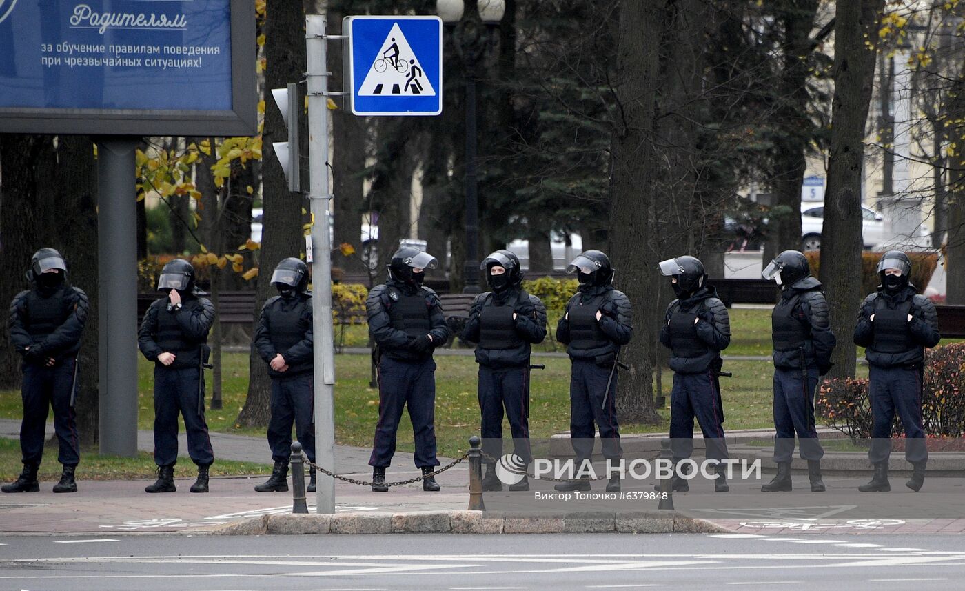 Акция протеста в Минске