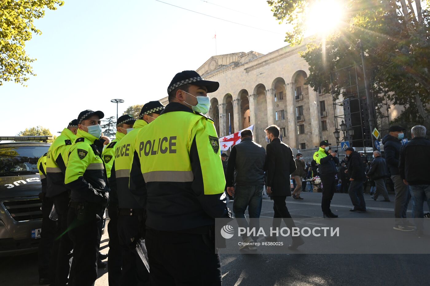 Акция протеста в Грузии