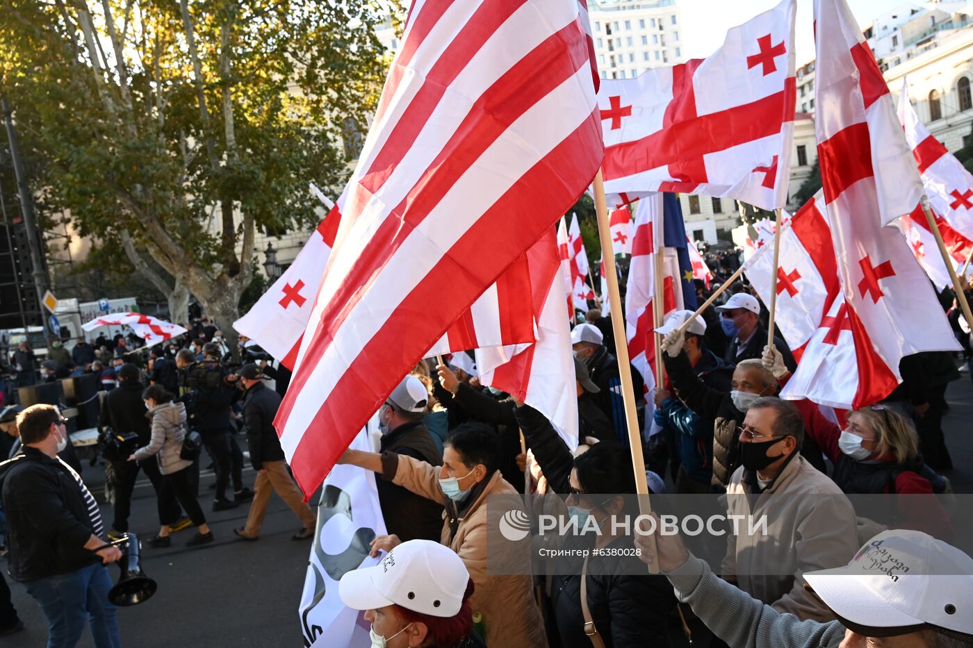 Акция протеста в Грузии