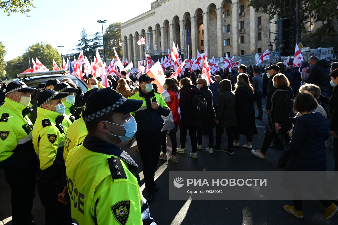 Акция протеста в Грузии