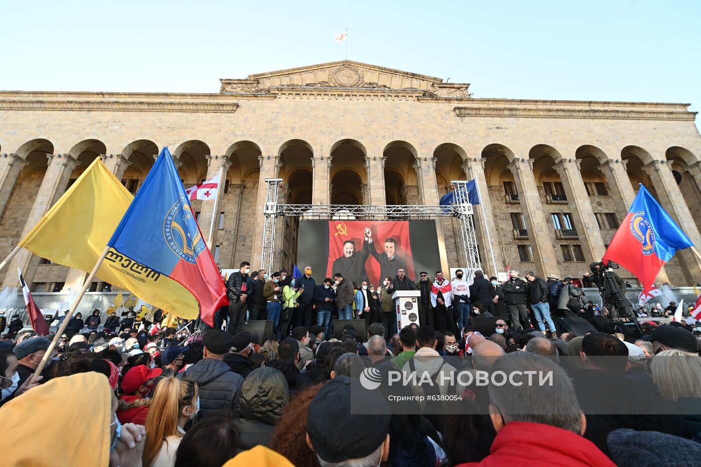 Акция протеста в Грузии