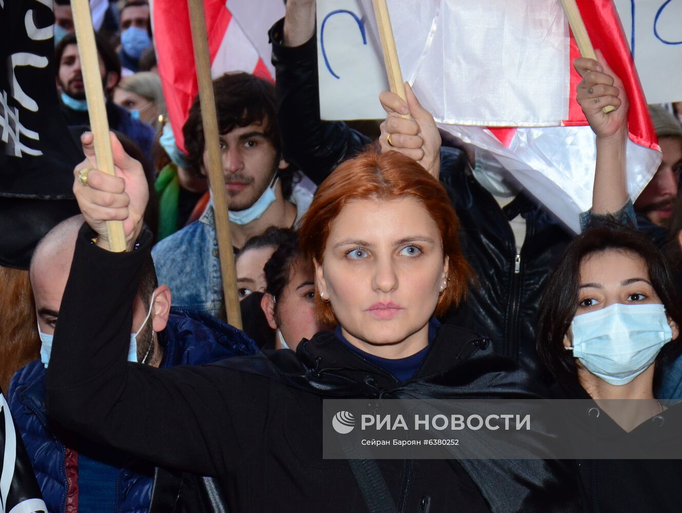 Акция протеста в Грузии