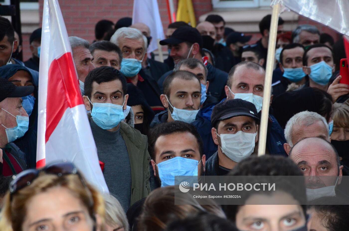 Акция протеста в Грузии