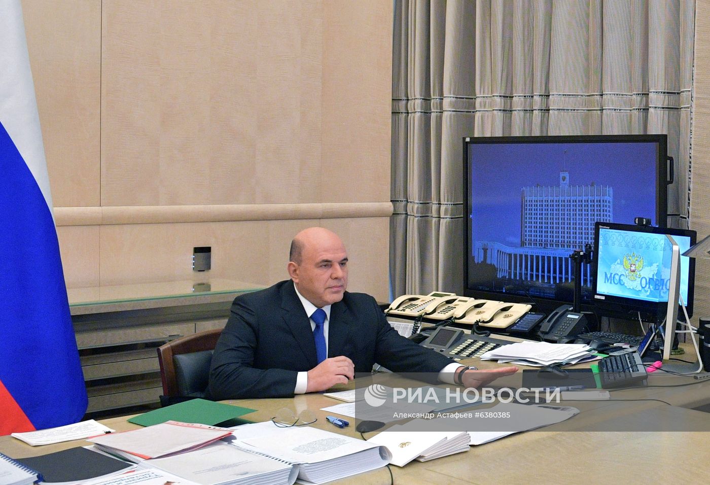 Премьер-министр РФ М. Мишустин провел совещание с вице-премьерами РФ