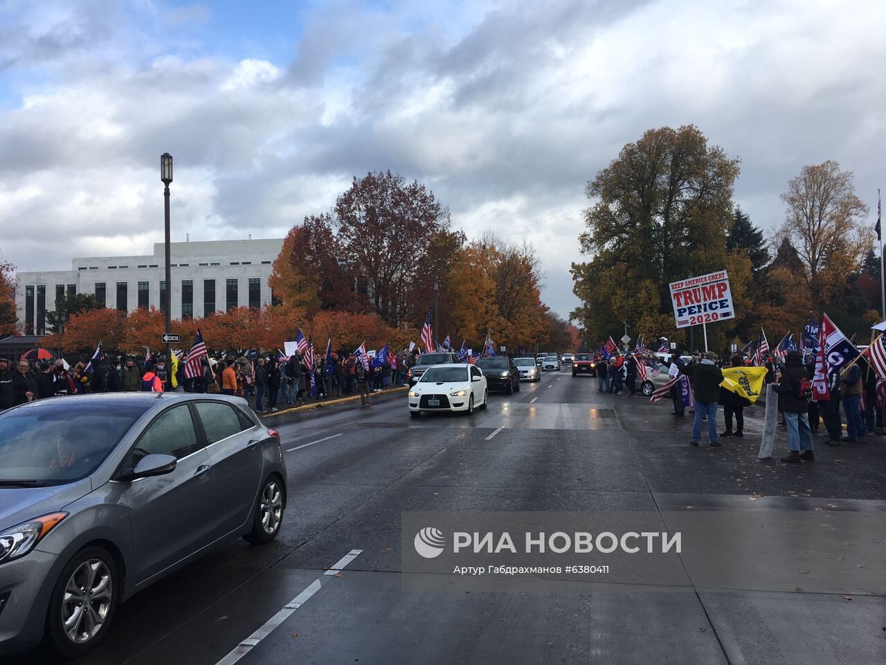 Протесты в США 