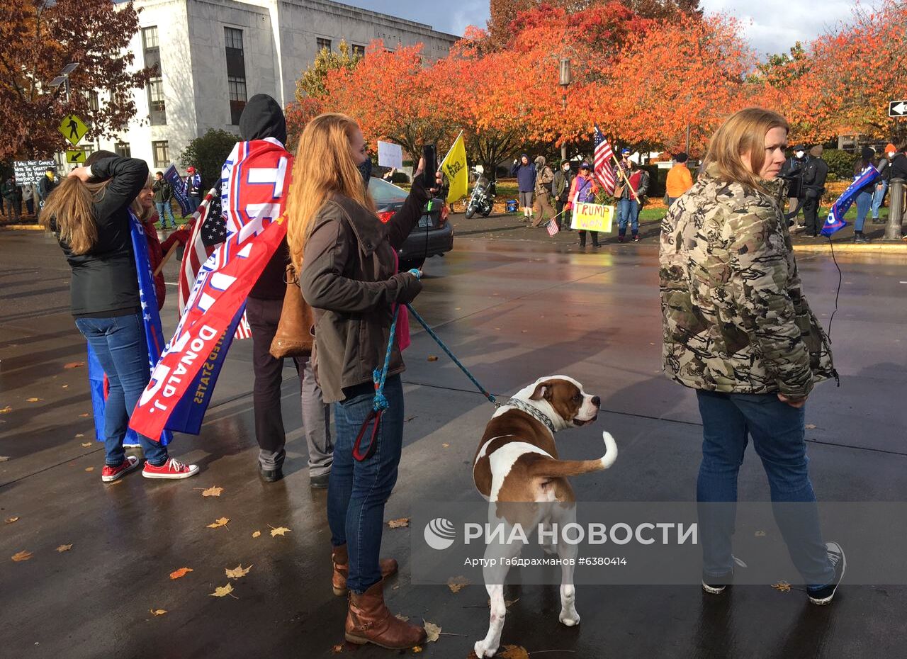 Протесты в США 