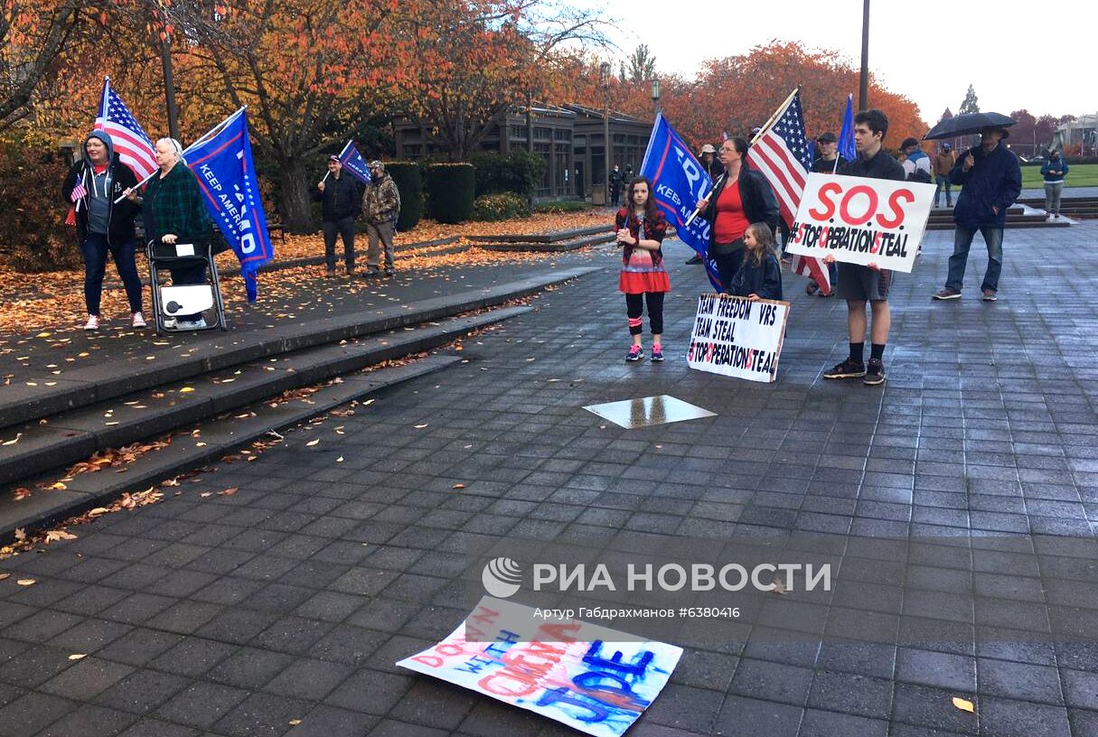 Протесты в США 