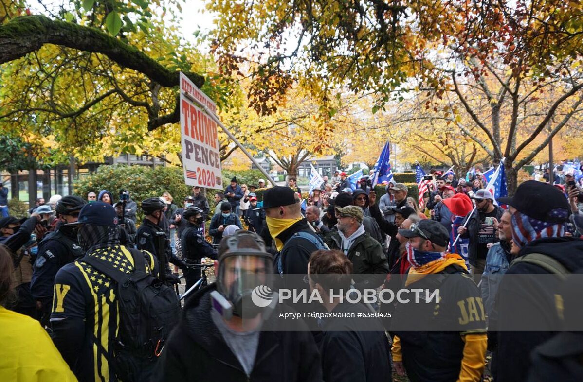 Протесты в США 