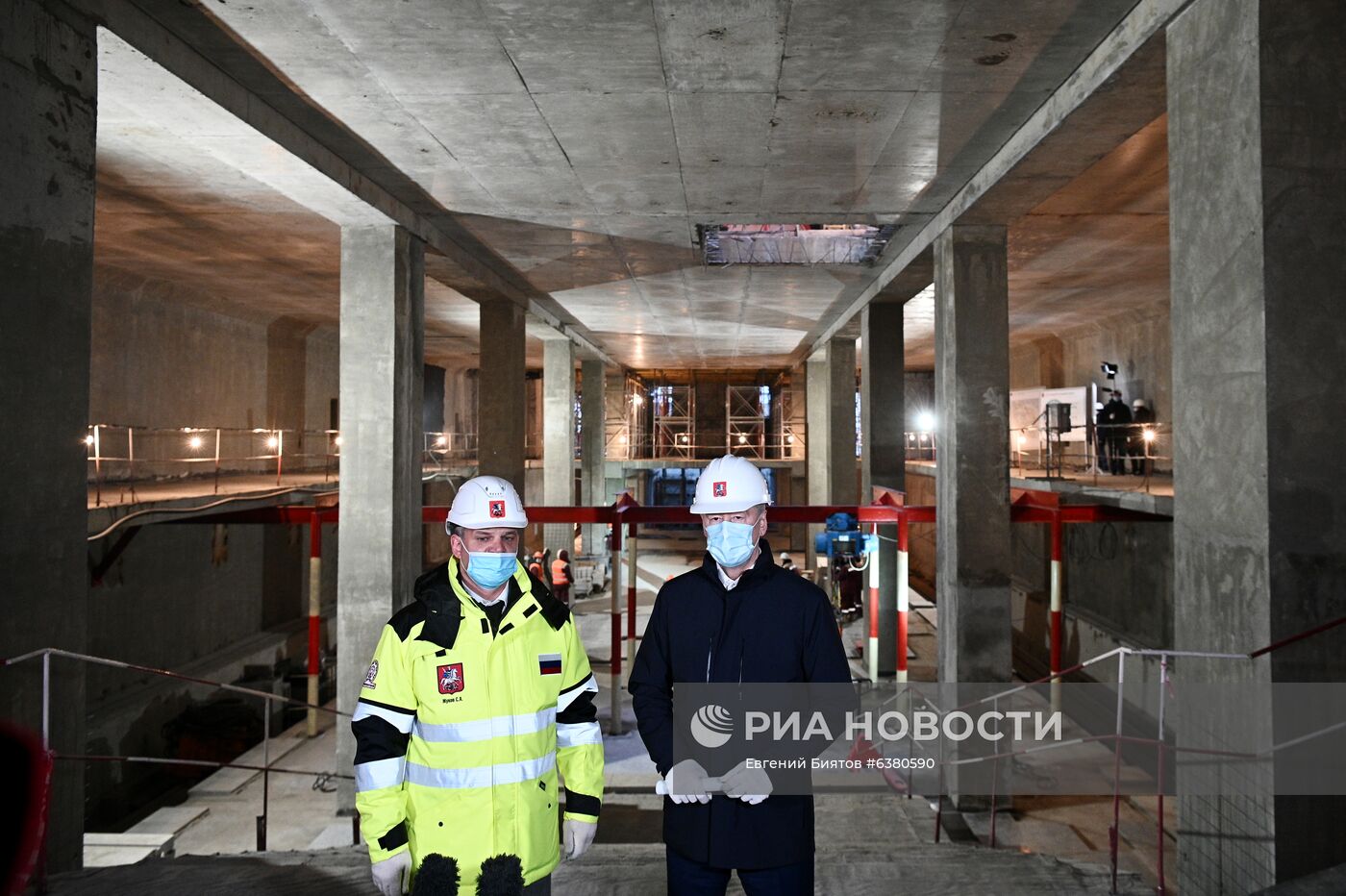 Строительство станции метро "Стромынка" 
