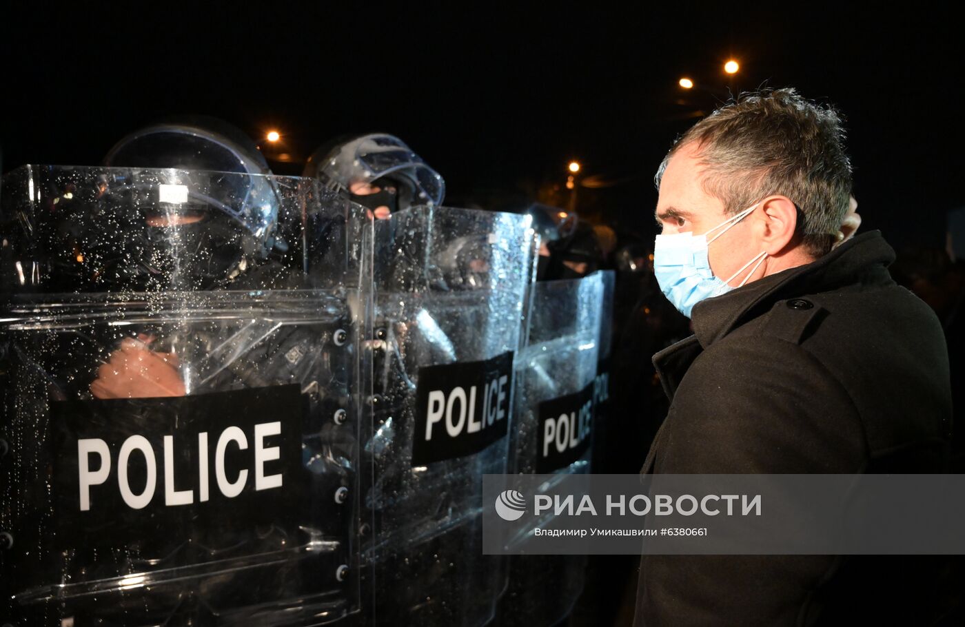 Акция протеста в Грузии