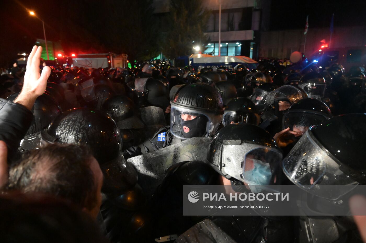 Акция протеста в Грузии