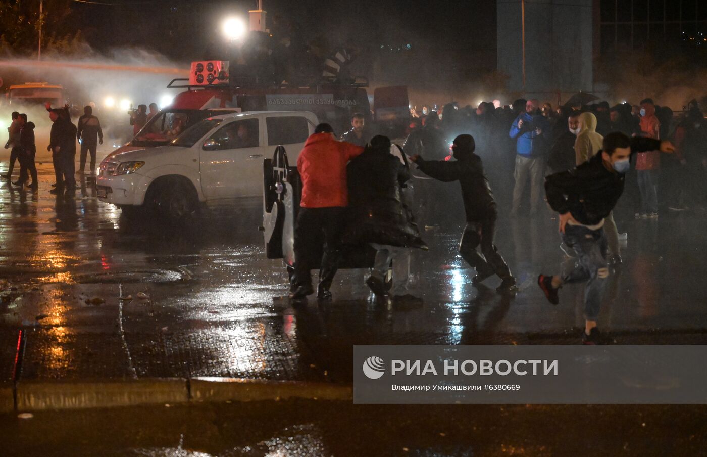 Акция протеста в Грузии