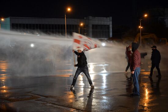 Акция протеста в Грузии