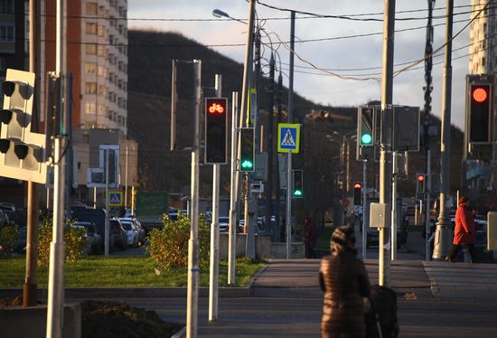 В Москве появились светофоры для велосипедистов